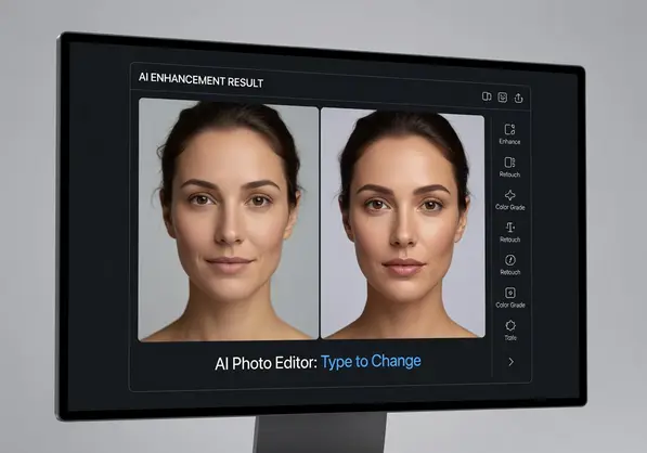 ai photo editor type description to change - step by step visual guide