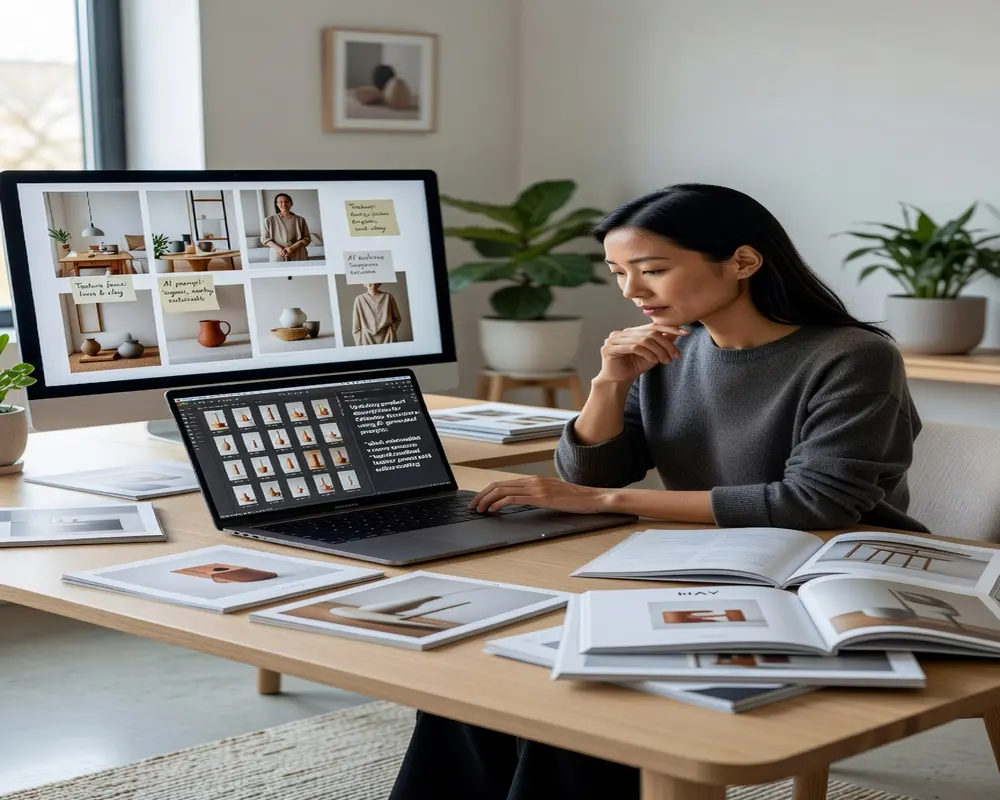 batch text prompt editing product catalogs ai - step by step visual guide