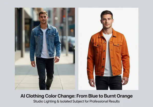 change clothing color in lifestyle photos ai - step by step visual guide