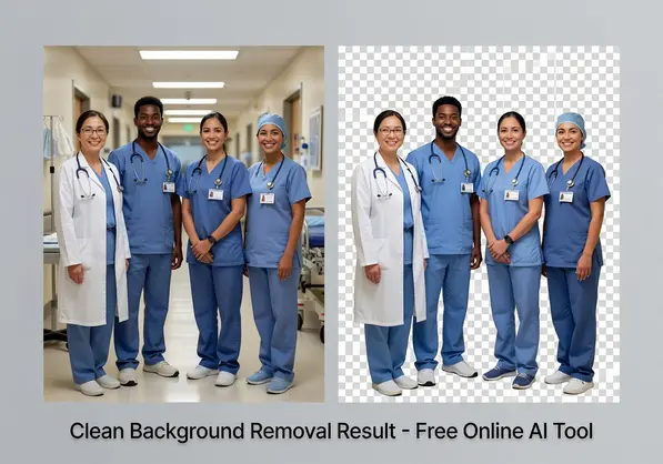 free online ai tool to remove hospital background from medical staff photos - Professional Guide