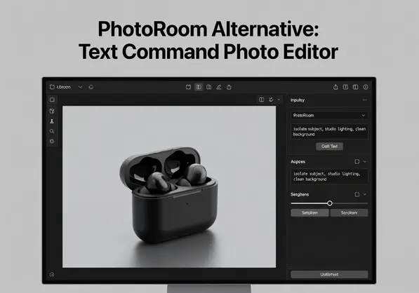 photoroom alternative text command photo editor - step by step visual guide