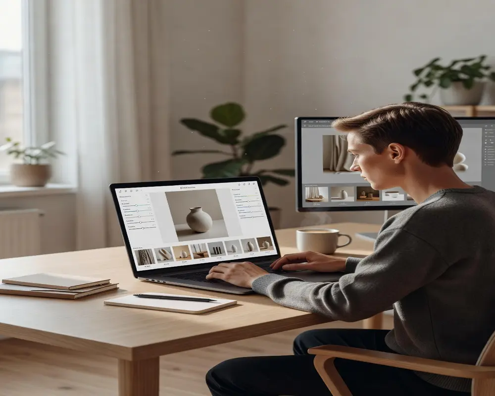 photoroom alternative text description product editor - step by step visual guide